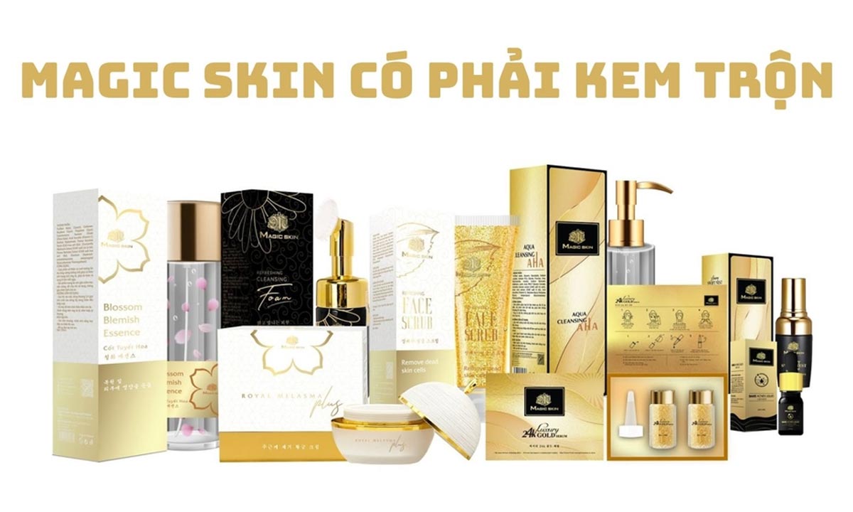 Mỹ phẩm Magic Skin có phải kem trộn không?