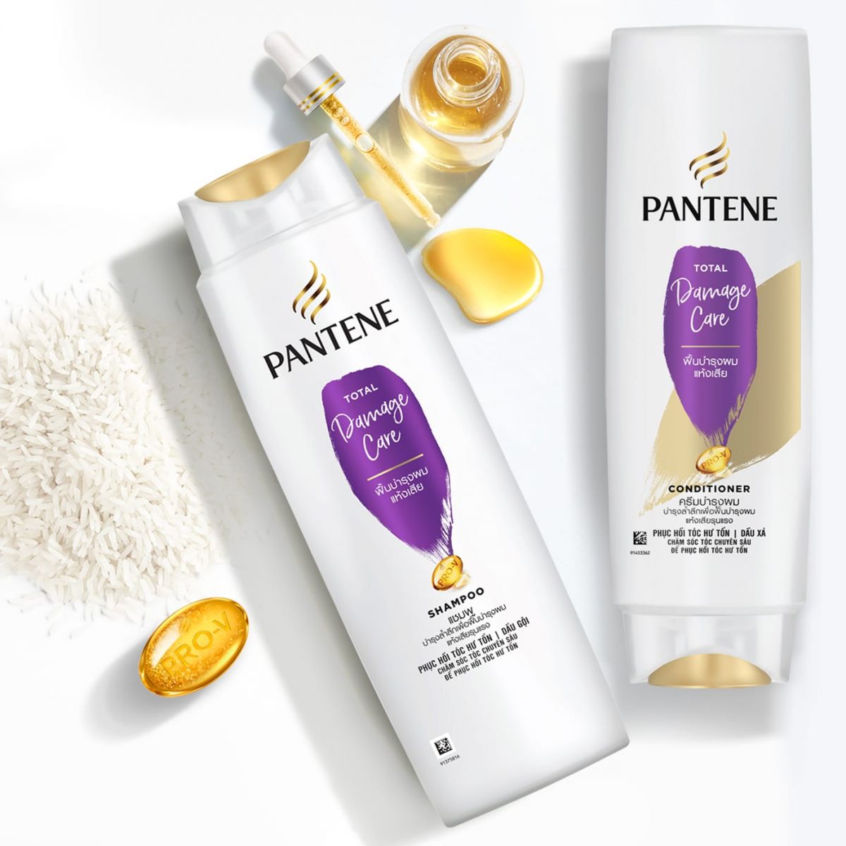 Dầu gội đầu Pantene Pro-V Total Damage Care