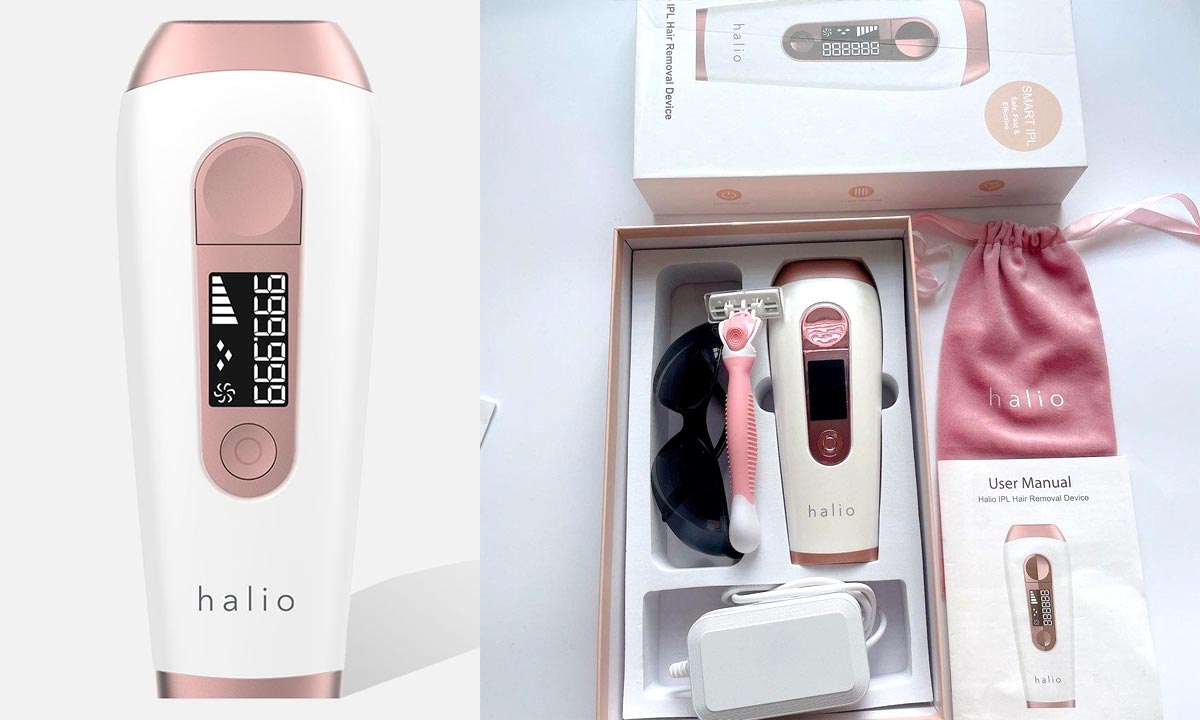 Đập hộp máy triệt lông Halio Hair Removal Device có gì?