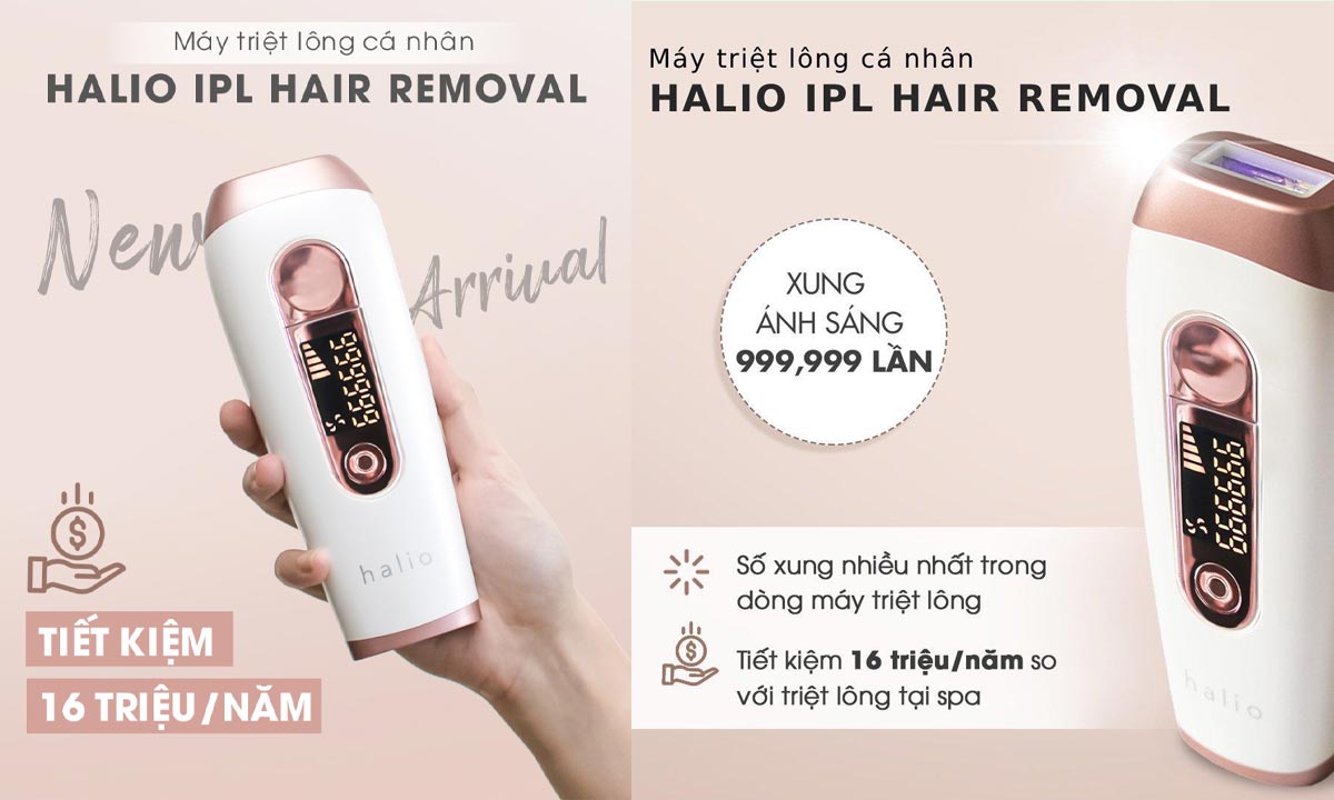 Tính năng và tiện ích của máy triệt lông Halio IPL