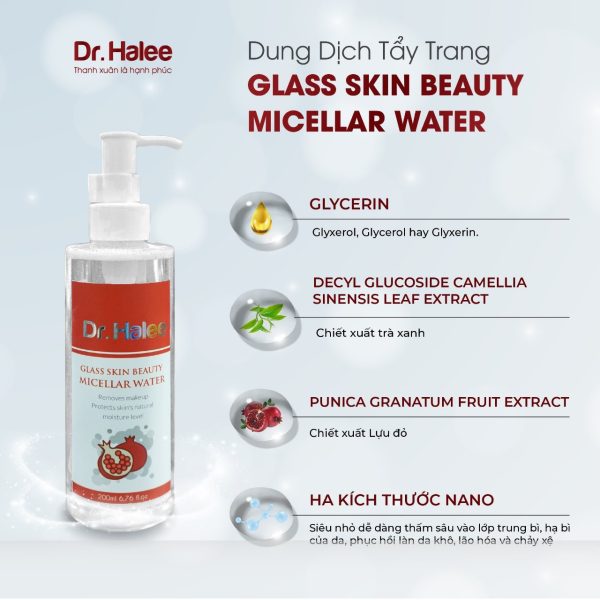 Nước tẩy trang Glass Skin Beauty Micellar Water