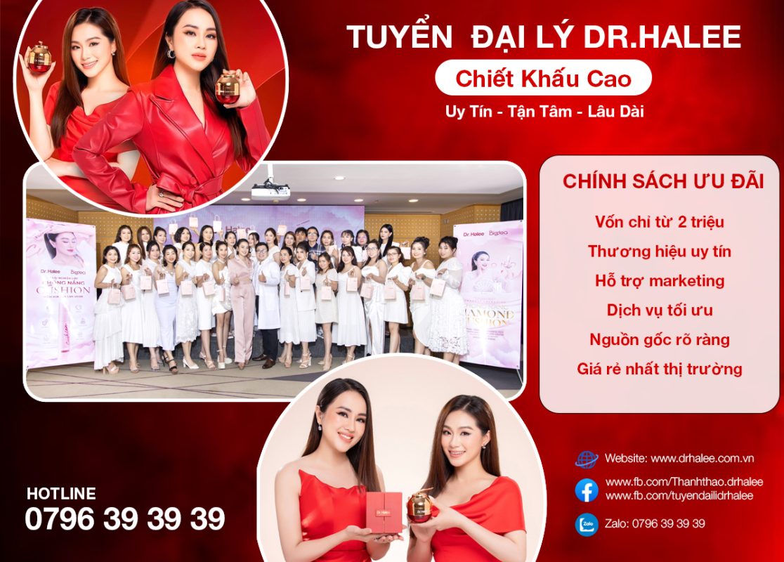 Đăng ký làm đại lý mỹ phẩm Dr.Halee