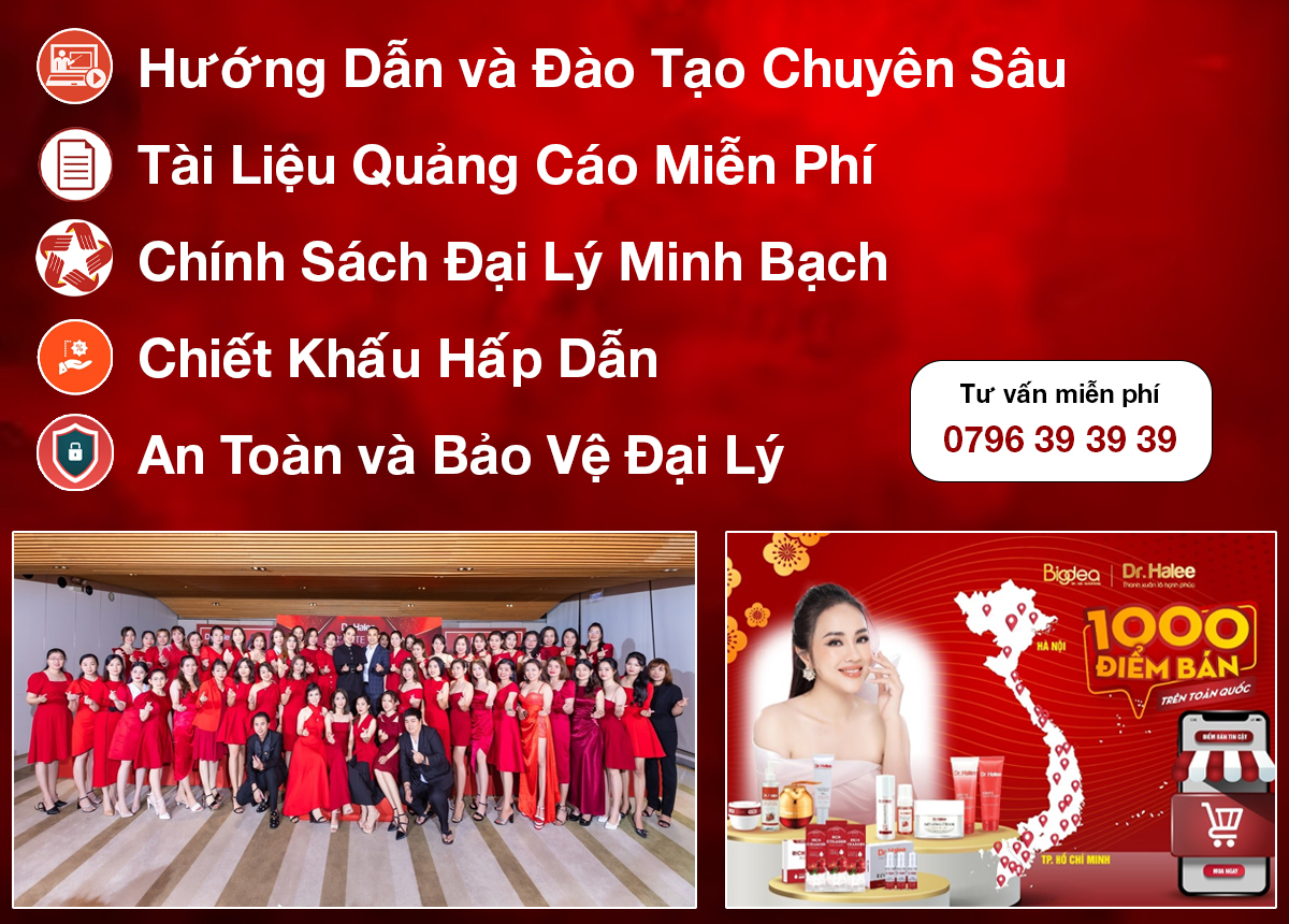 Lợi Ích Khi Trở Thành Đại Lý Mỹ Phẩm Dr.Halee